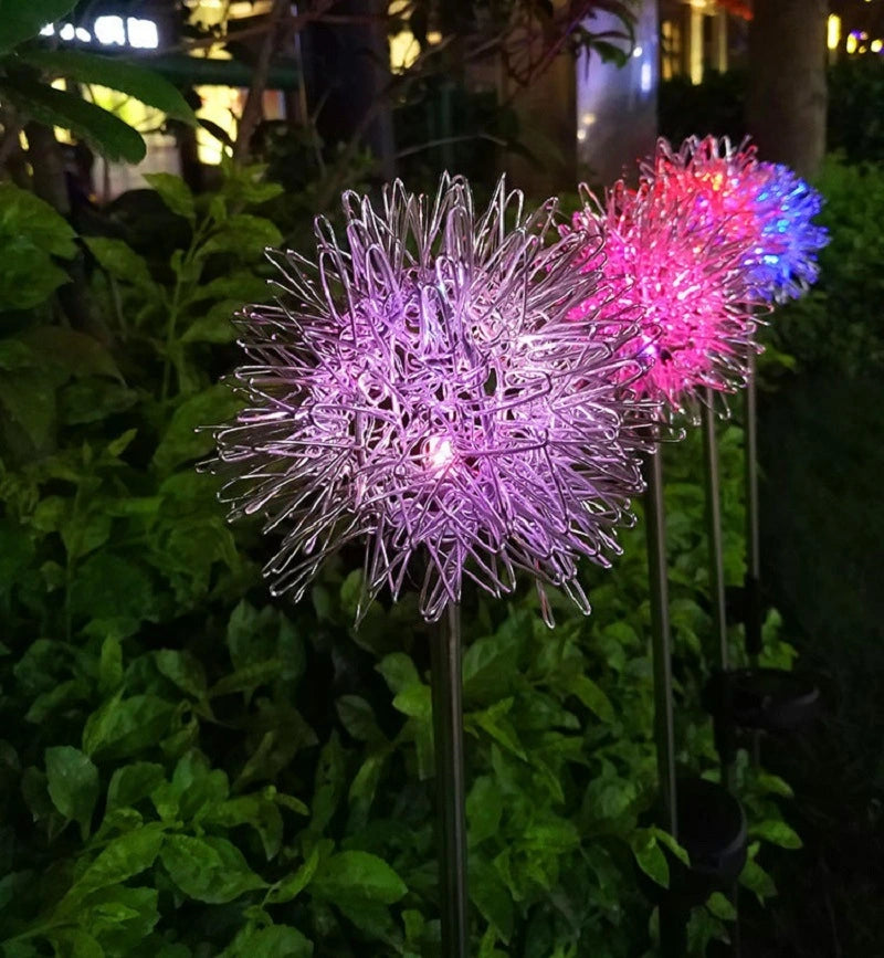 LazyDecorlight™ Garden LED Ball Dandelion Flower Stake Light Solar Energy Rechargeable - Lazy Pro