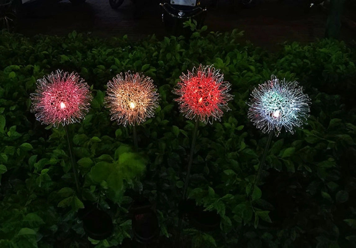 LazyDecorlight™ Garden LED Ball Dandelion Flower Stake Light Solar Energy Rechargeable - Lazy Pro