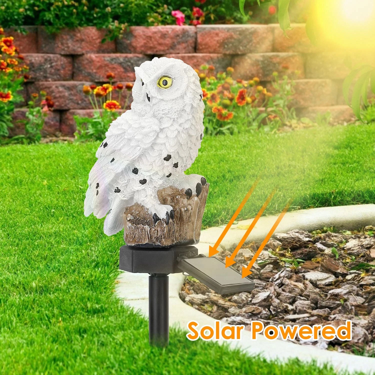 LazyDecorlight™ Solar Powered Owl Garden Light IP65 Waterproof LED Owl Landscape Lamp Decorative Lawn Lights - Lazy Pro