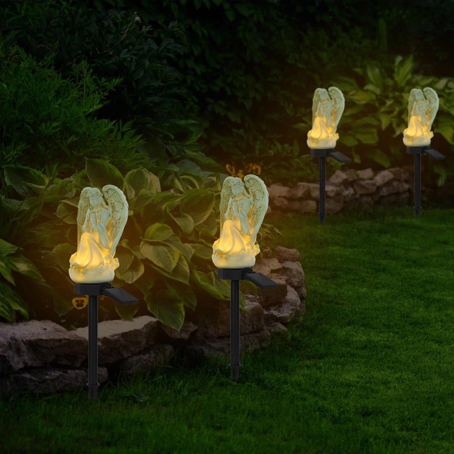 LazyDecorlight™ Solar Praying Angel Statue Garden Light LED Decoration Angel Lamp IP65 Waterproof Landscape Solar Lawn Lamps - Lazy Pro