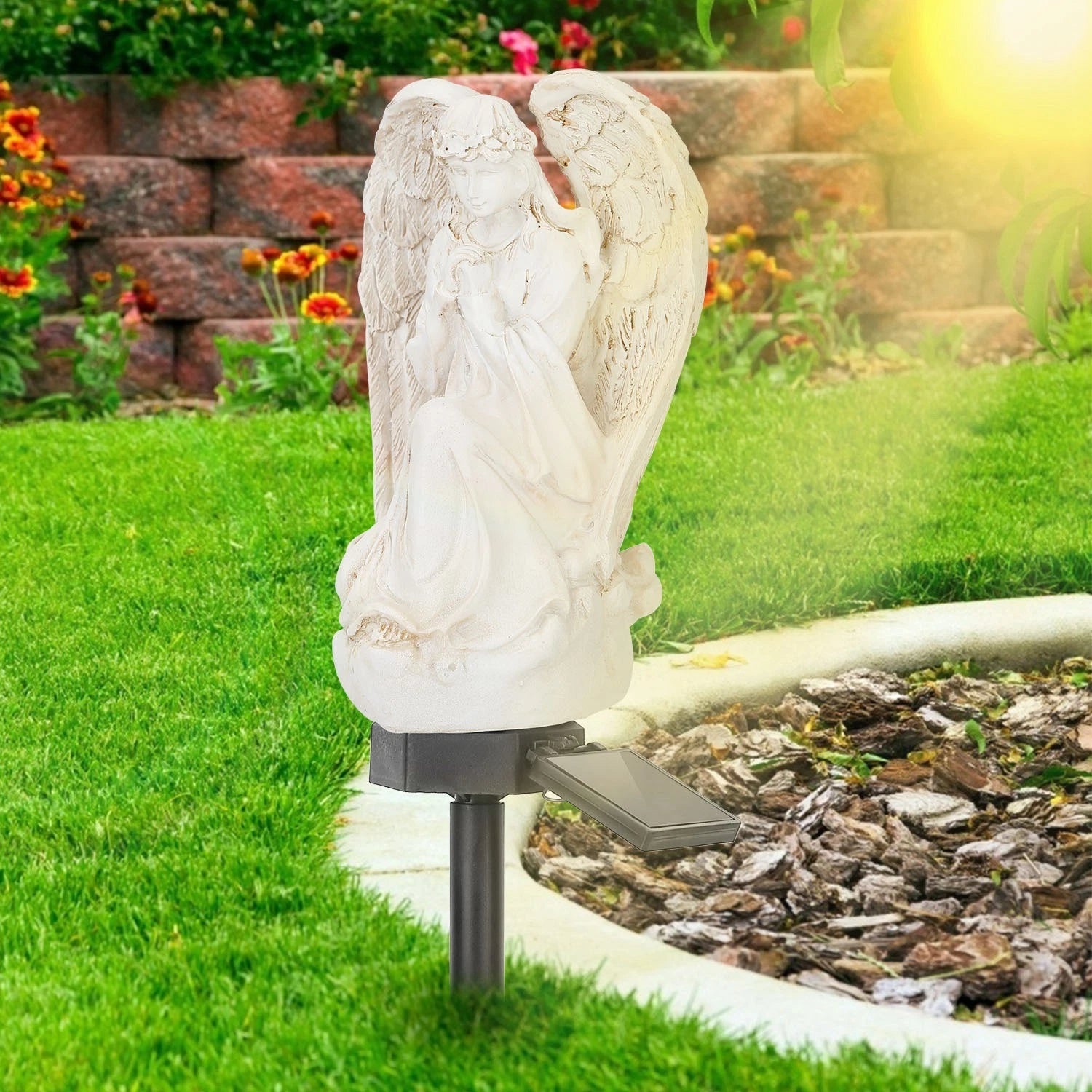 LazyDecorlight™ Solar Praying Angel Statue Garden Light LED Decoration Angel Lamp IP65 Waterproof Landscape Solar Lawn Lamps - Lazy Pro