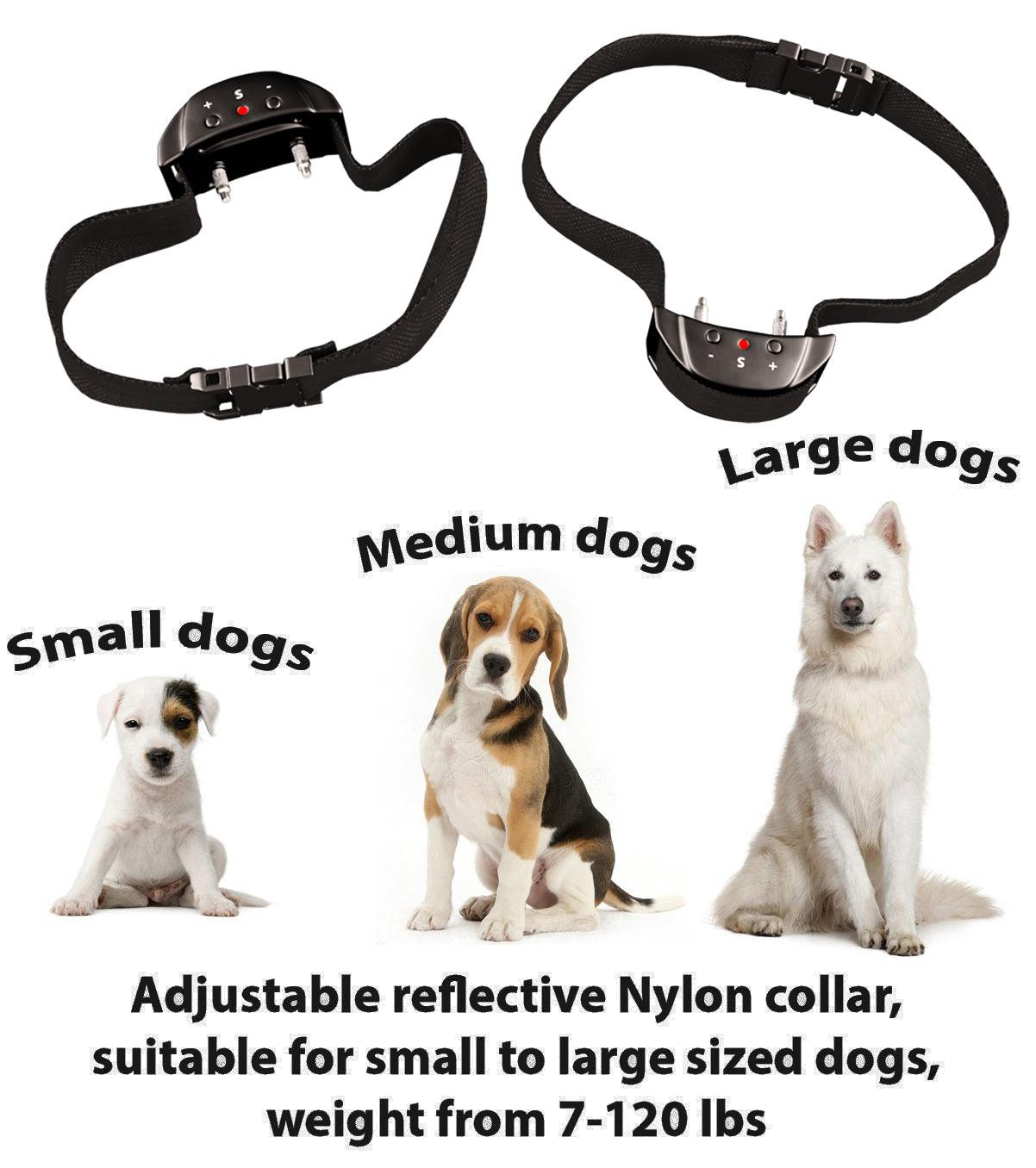 LazyDog™ Dog Training Collar with Remote | For Small, Medium, and Large Dogs 10-100 LBS - 2000FT Long-Range Receiver - Lazy Pro