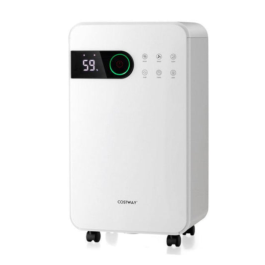 LazyDry™ 32 Pint Best Large Quiet Dehumidifier for Room Basements up to 1500 sq ft
