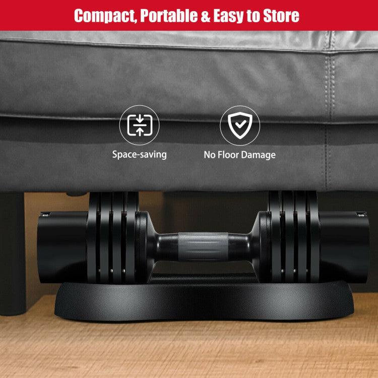 LazyFit™ 27.5 LBS 5-in-1 Adjustable Dumbbell for Gym Home Office - Lazy Pro