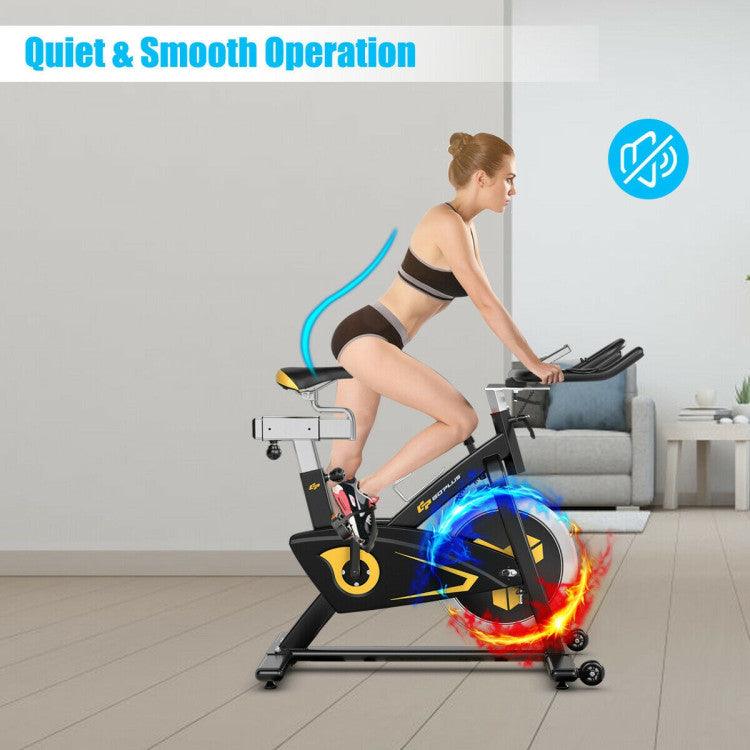 LazyFit™ Magnetic Exercise Bike Fixed Belt Drive Indoor Bicycle - Lazy Pro