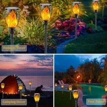 LazyFlame96™ 96 LED Outdoor Solar Torch Lights Waterproof Flickering Dancing Flame - Lazy Pro