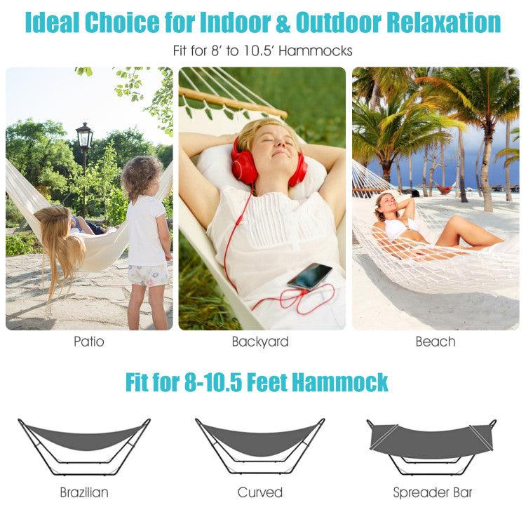 LazyHammocks™ 2-Person Hammock Stand with Carrying Bag for Yard - Lazy Pro