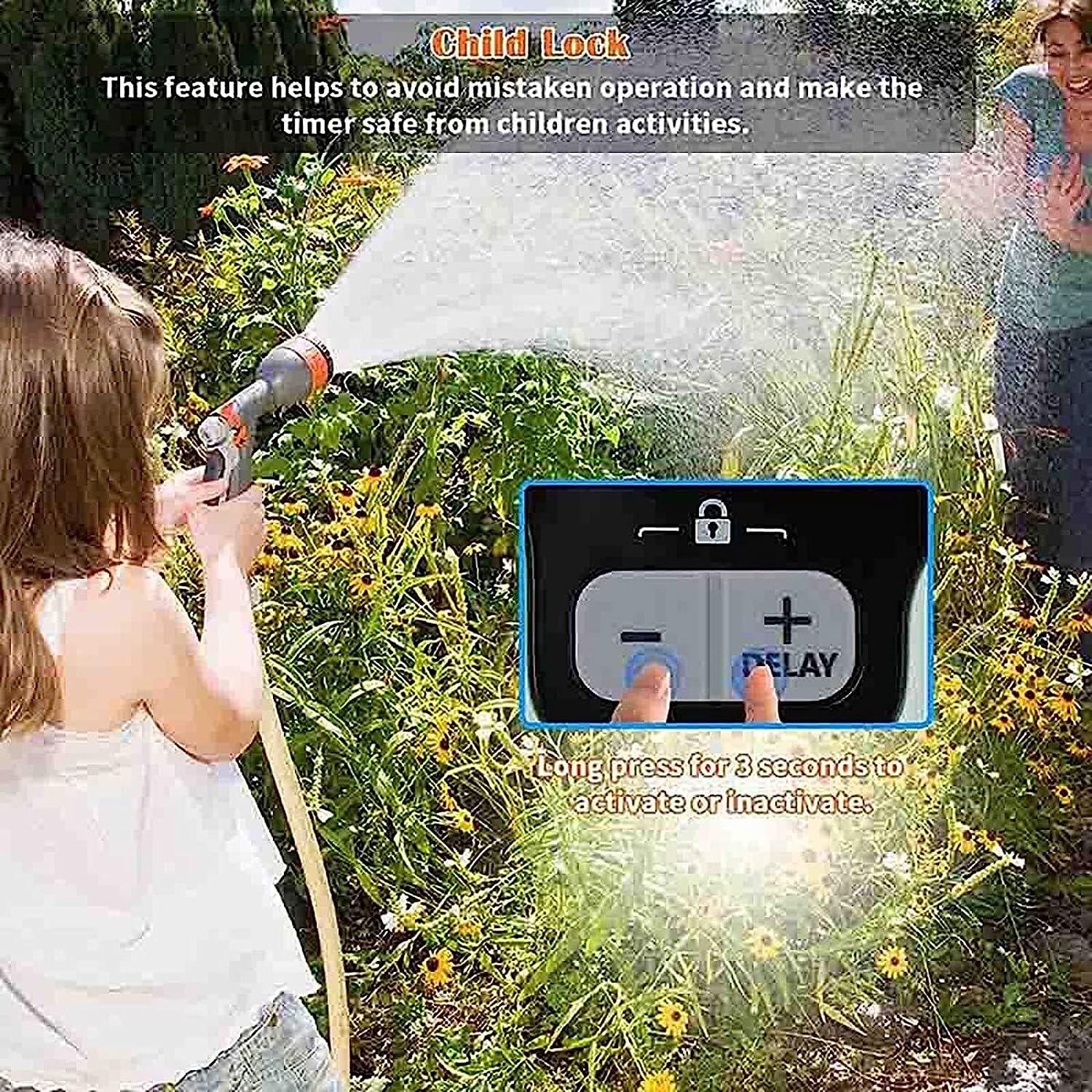 LazyHose™ Garden Irrigation System, Water Sprinkler Timer, Large Screen Display Garden Watering Timer Irrigation - Lazy Pro