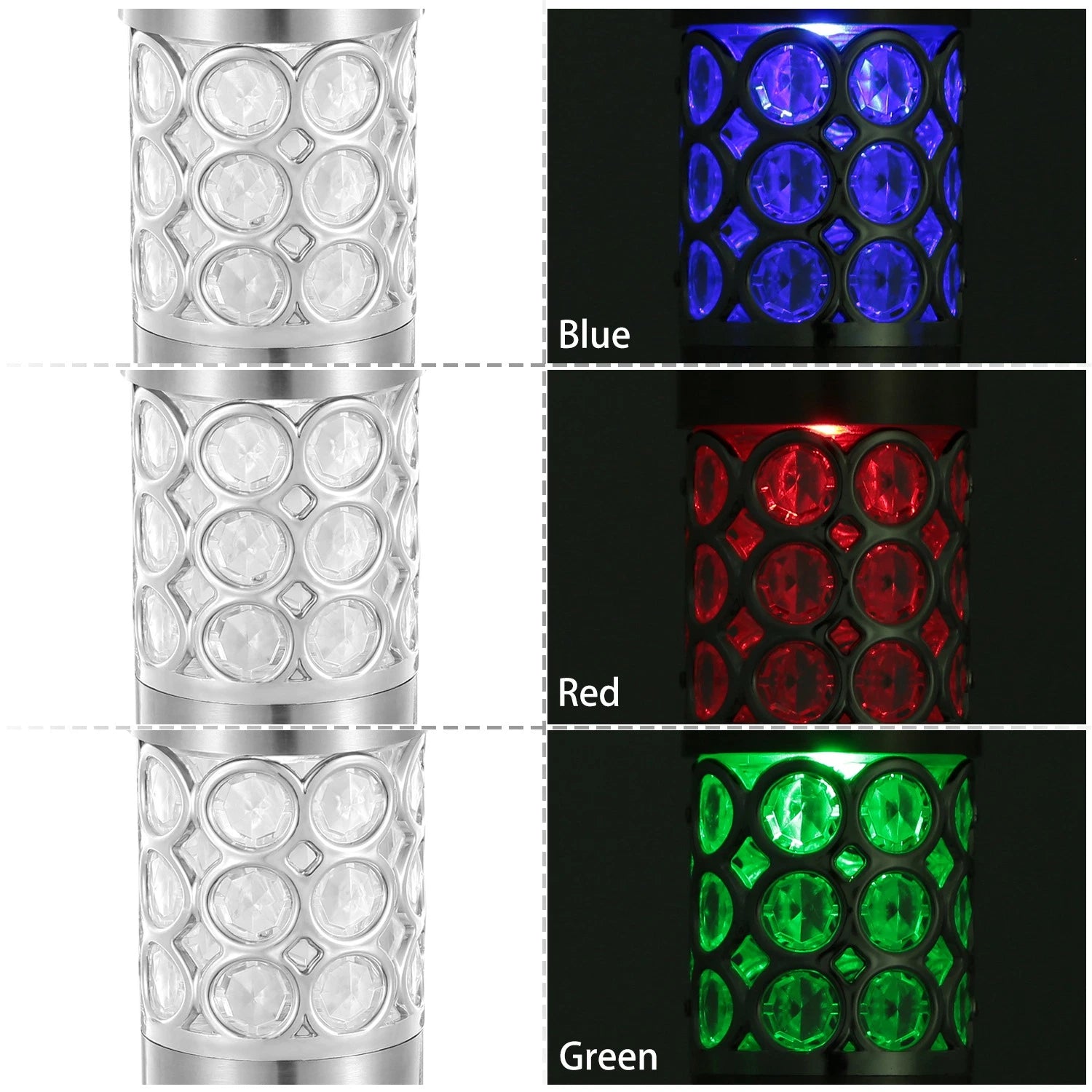 LazyInground™ 6 Pack Outdoor Solar Light IP44 Waterproof RGB Garden Lamp Landscape Lawn Décor Light - Lazy Pro