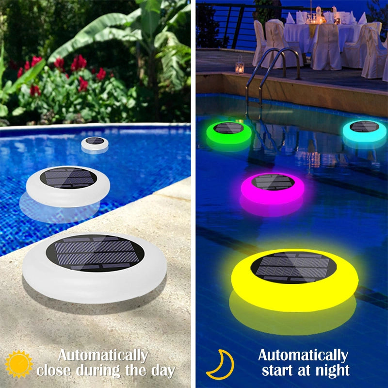 LazyInground™ Solar Floating Pool Lights Waterproof Garden Solar Lighting 7 Colors Led Light Swimming Pool Light Garden Water Drift Lamp Decor - Lazy Pro