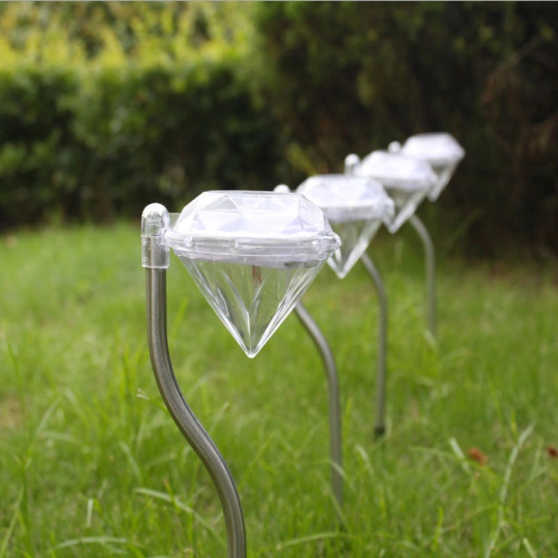 LazyInground™ Stainless Steel Solar Garden Patio Stake Lights - Lazy Pro