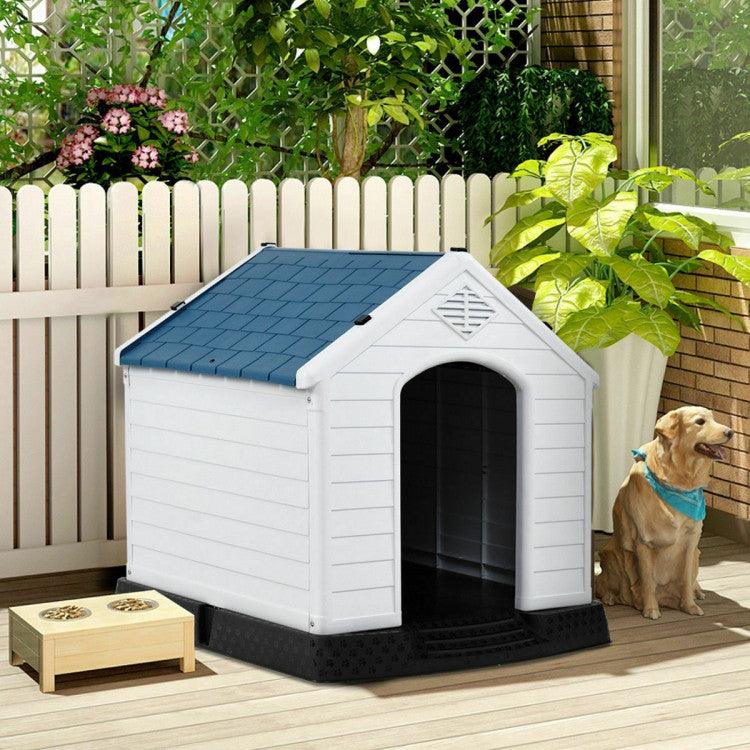 LazyKennels™ Plastic Waterproof Ventilate Pet Puppy House - Lazy Pro