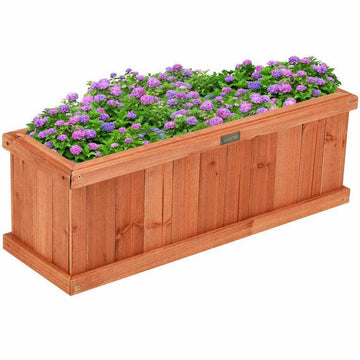 LazyLawn™ Wooden Decorative Planter Box for Garden Yard and Window - Lazy Pro