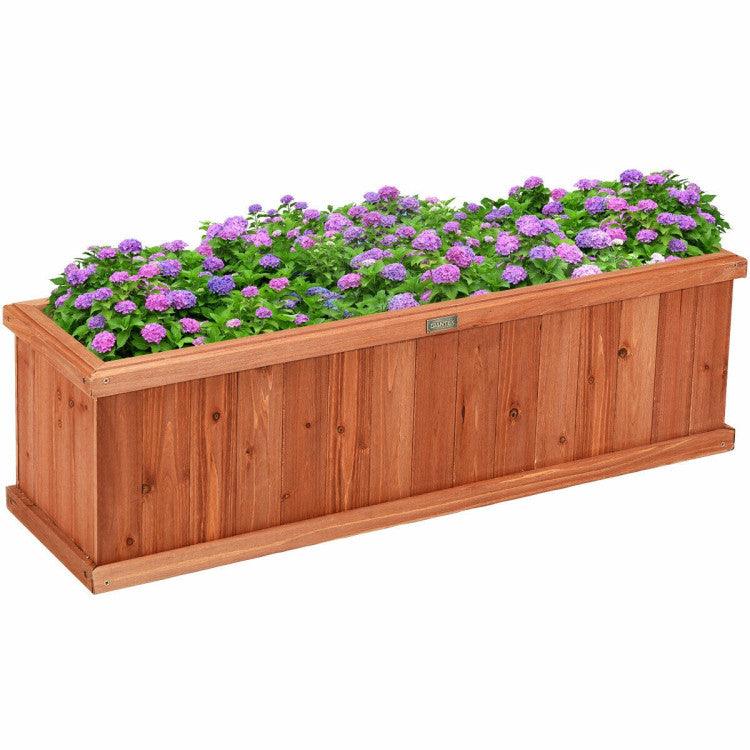 LazyLawn™ Wooden Decorative Planter Box for Garden Yard and Window - Lazy Pro