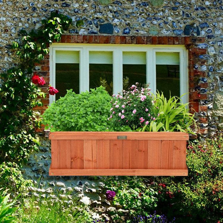 LazyLawn™ Wooden Decorative Planter Box for Garden Yard and Window - Lazy Pro