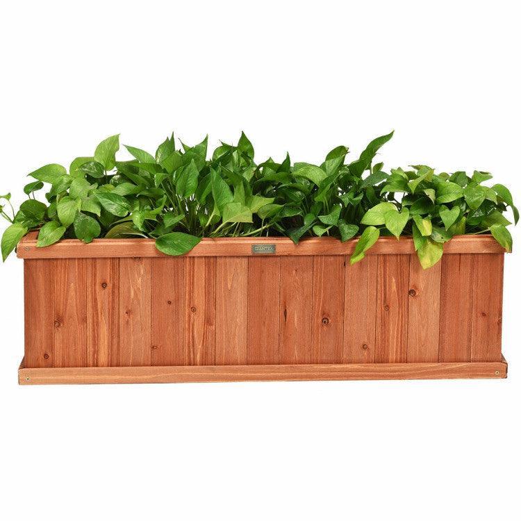 LazyLawn™ Wooden Decorative Planter Box for Garden Yard and Window - Lazy Pro