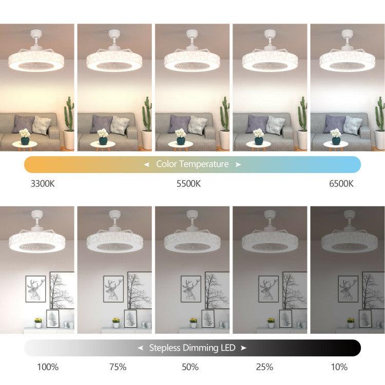 LazyLighting™ 23 Inch Ceiling Fan with LED Light and Remote Control - Lazy Pro