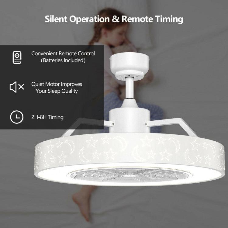 LazyLighting™ 23 Inch Ceiling Fan with LED Light and Remote Control - Lazy Pro