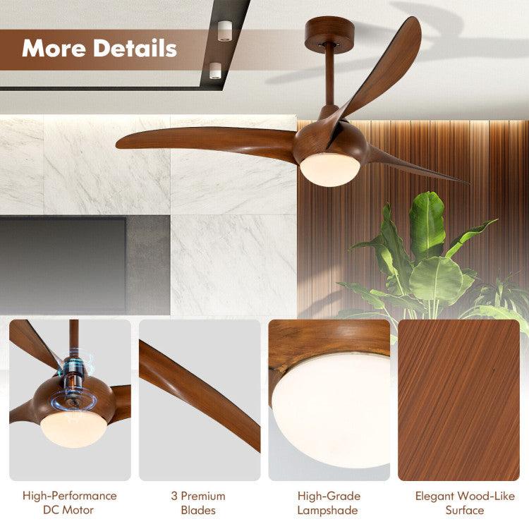 LazyLighting™ 52 Inch Ceiling Fan with Changeable Light Color and 6-Level Adjustable Speed - Lazy Pro