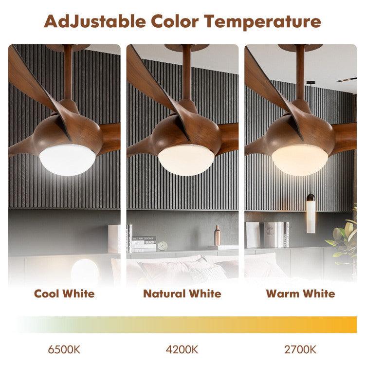 LazyLighting™ 52 Inch Ceiling Fan with Changeable Light Color and 6-Level Adjustable Speed - Lazy Pro