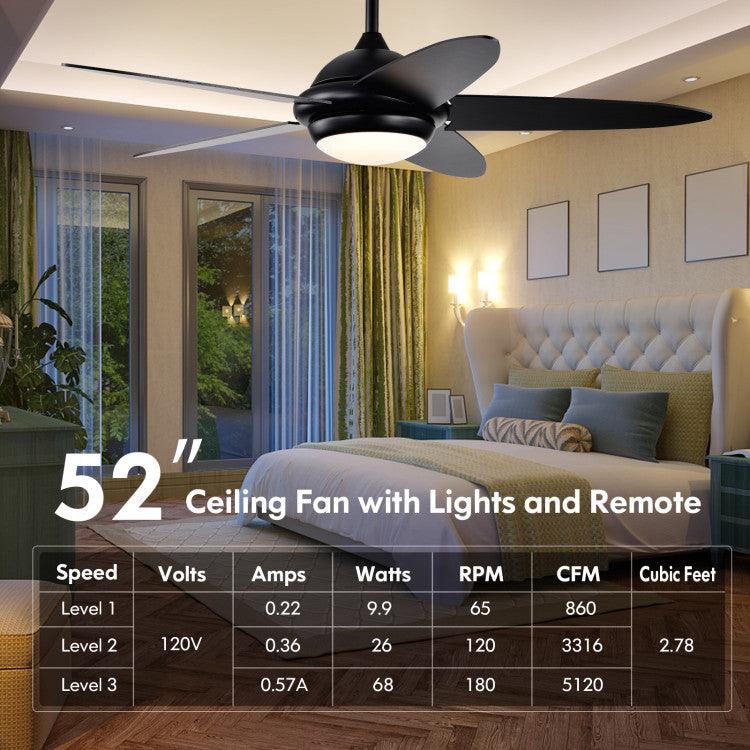 LazyLighting™ 52 Inch Ceiling Fan with Lights and 3 Lighting Colors - Lazy Pro