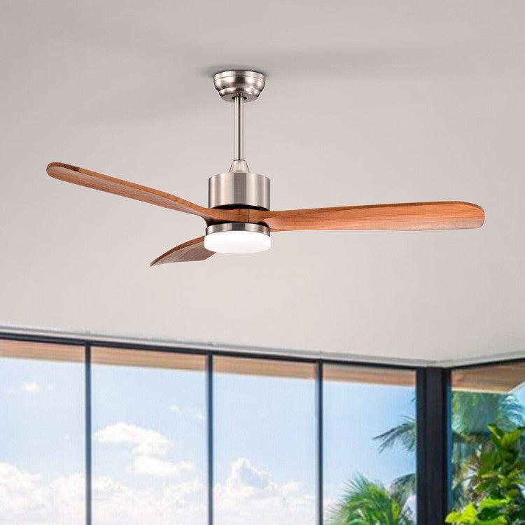LazyLighting™ 52 Inch Reversible Ceiling Fan with LED Light and Adjustable Temperature - Lazy Pro