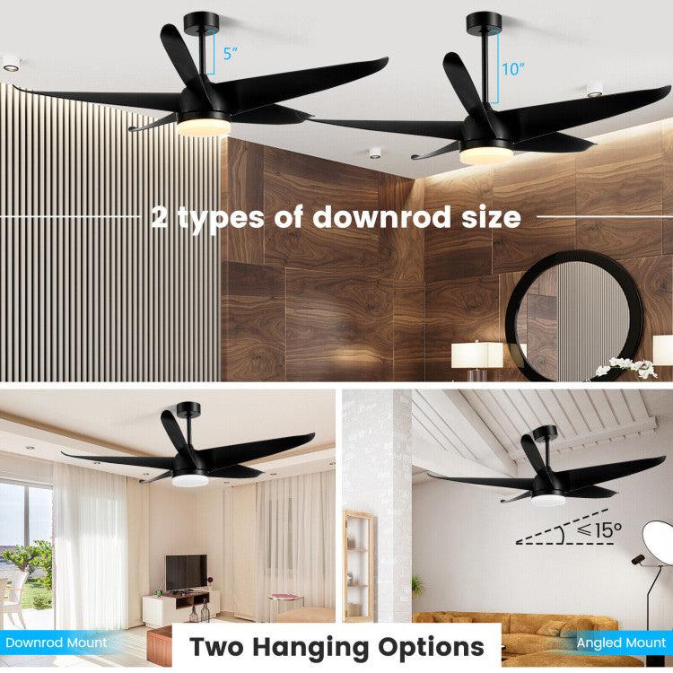 LazyLighting™ 60 Inch Reversible Ceiling Fan with Light - Lazy Pro