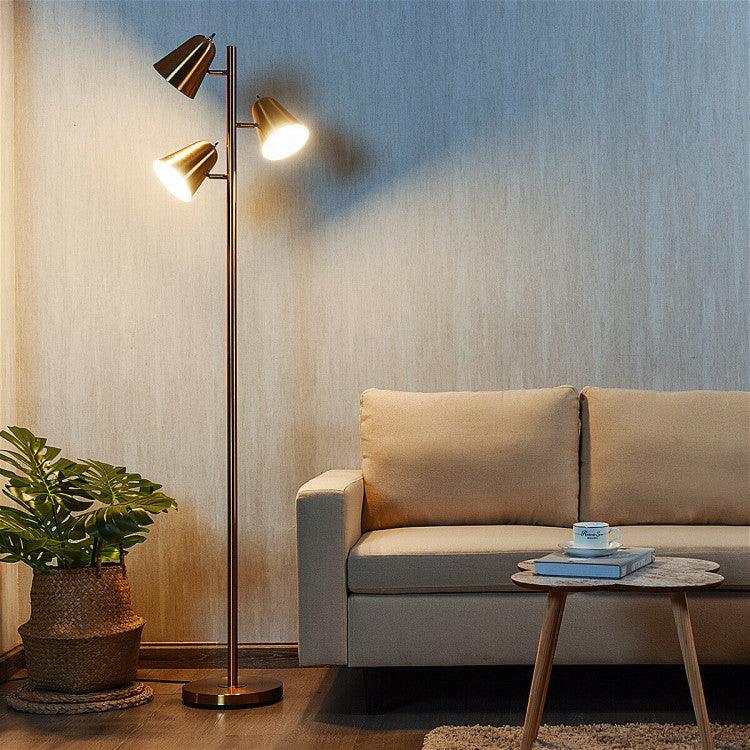 LazyLighting™ 64 Inch 3-Light LED Floor Lamp Reading Light for Living Room Bedroom - Lazy Pro