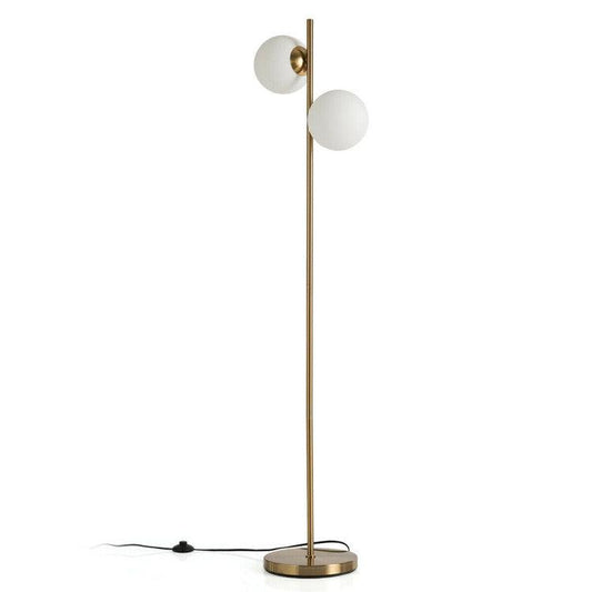 LazyLighting™ 65 Inch LED Floor Lamp with 2 Light Bulbs and Foot Switch