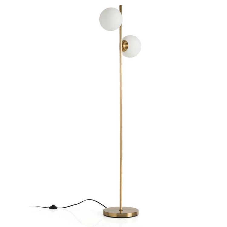 LazyLighting™ 65 Inch LED Floor Lamp with 2 Light Bulbs and Foot Switch - Lazy Pro