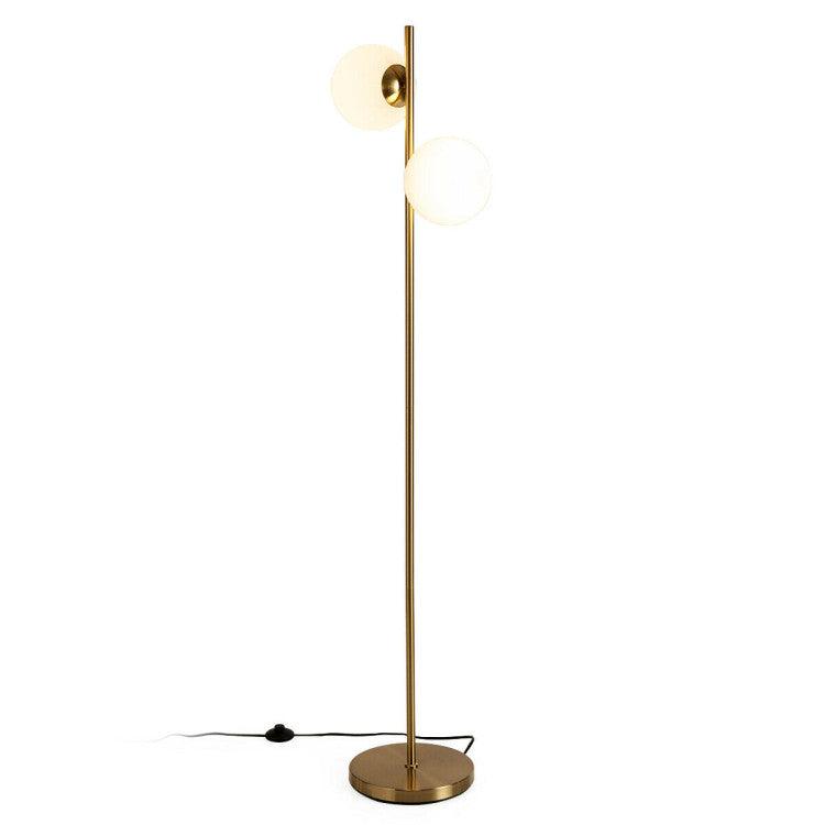 LazyLighting™ 65 Inch LED Floor Lamp with 2 Light Bulbs and Foot Switch - Lazy Pro