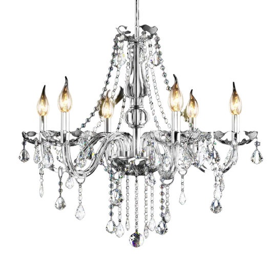 LazyLighting™ Elegant Crystal Chandelier Ceiling Light