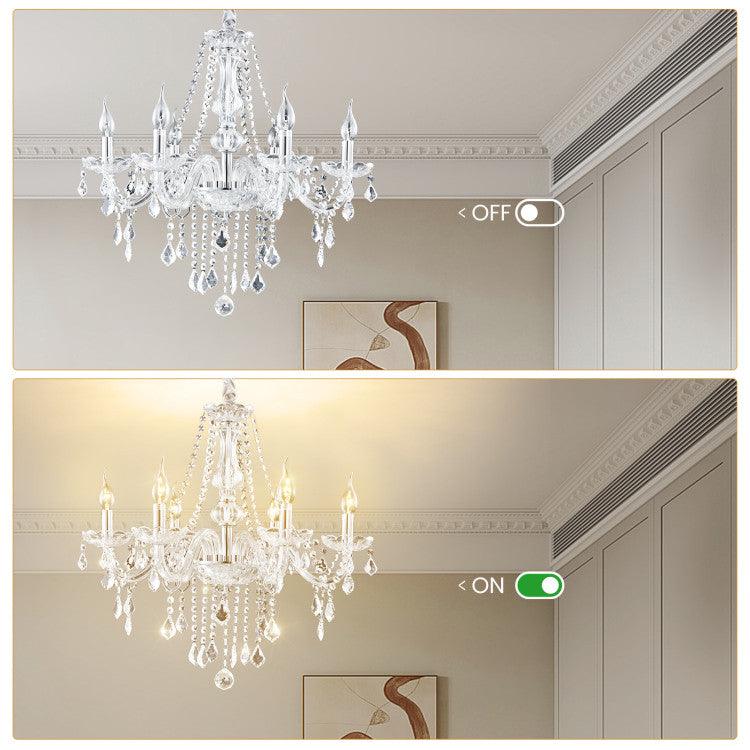 LazyLighting™ Elegant Crystal Chandelier Ceiling Light - Lazy Pro