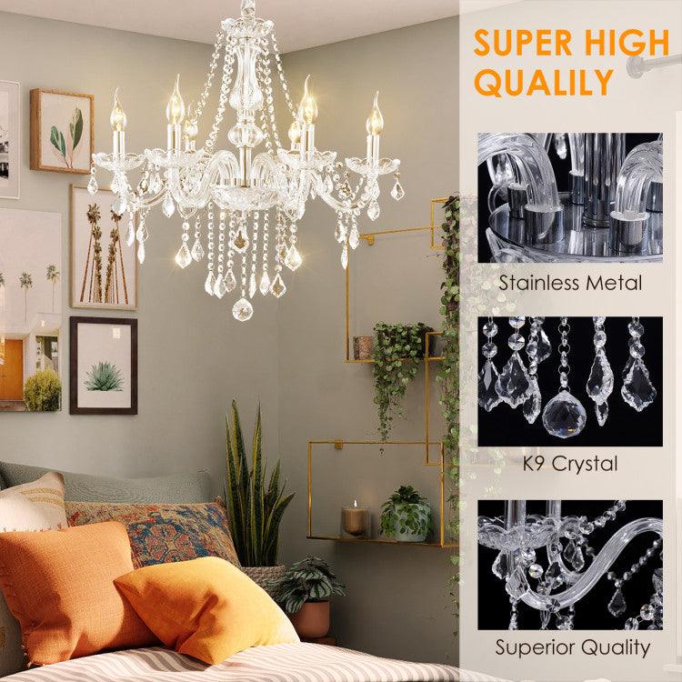 LazyLighting™ Elegant Crystal Chandelier Ceiling Light - Lazy Pro