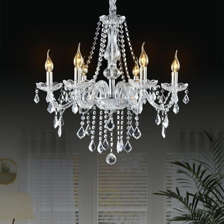 LazyLighting™ Elegant Crystal Chandelier Ceiling Light - Lazy Pro