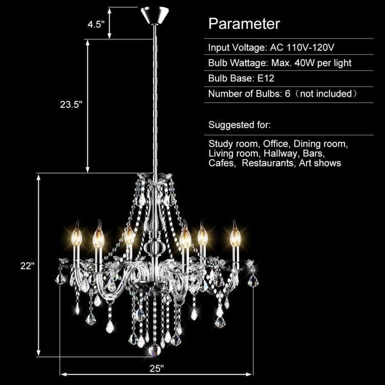 LazyLighting™ Elegant Crystal Chandelier Ceiling Light - Lazy Pro