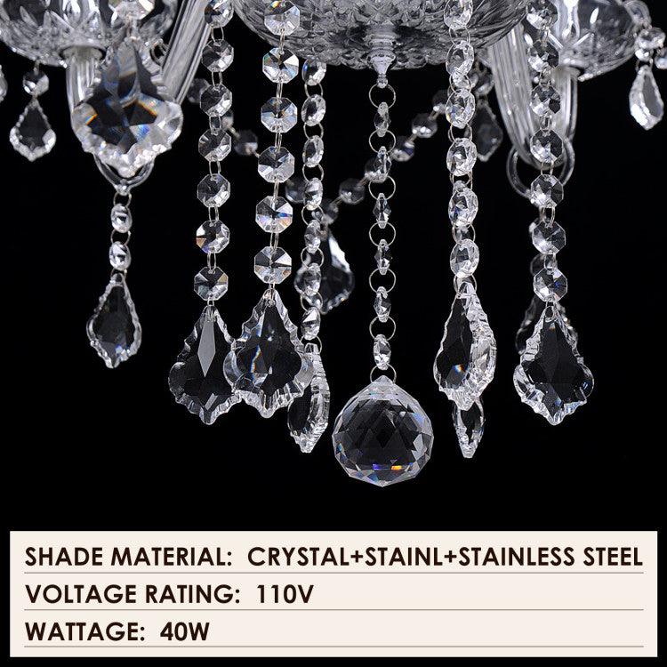 LazyLighting™ Elegant Crystal Chandelier Ceiling Light - Lazy Pro