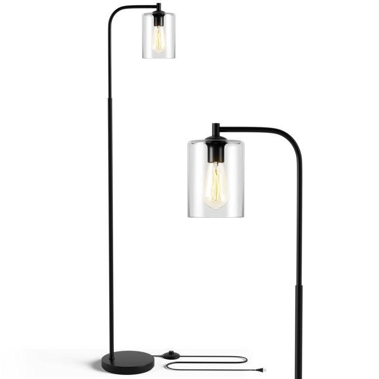 LazyLighting™ Industrial Floor Lamp with Glass Shade - Lazy Pro