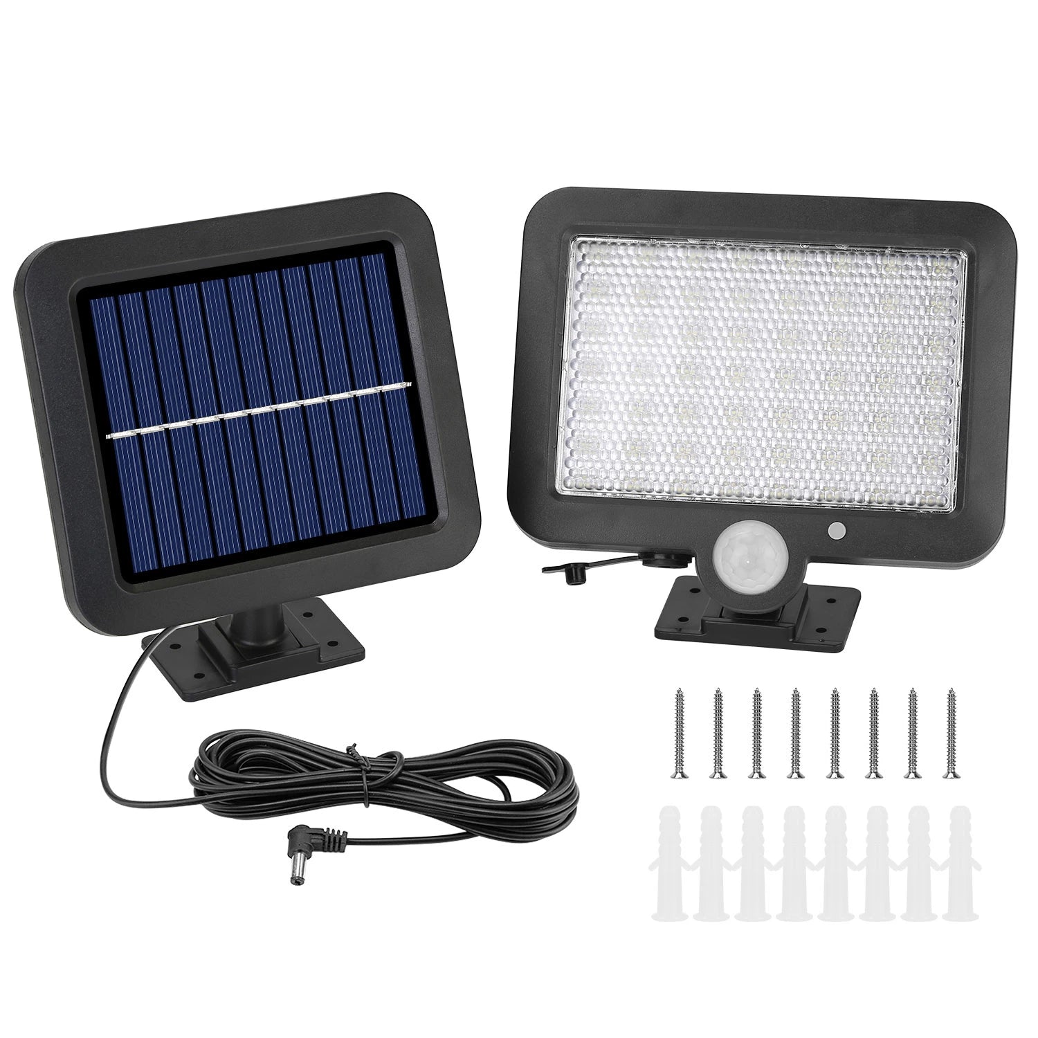 LAZYLIGHTS™ 56 LEDs Outdoor Solar Security Light Flood Light Wall Solar Lamp Motion Sensor Solar Light LED Garden Path Garage Light - Lazy Pro