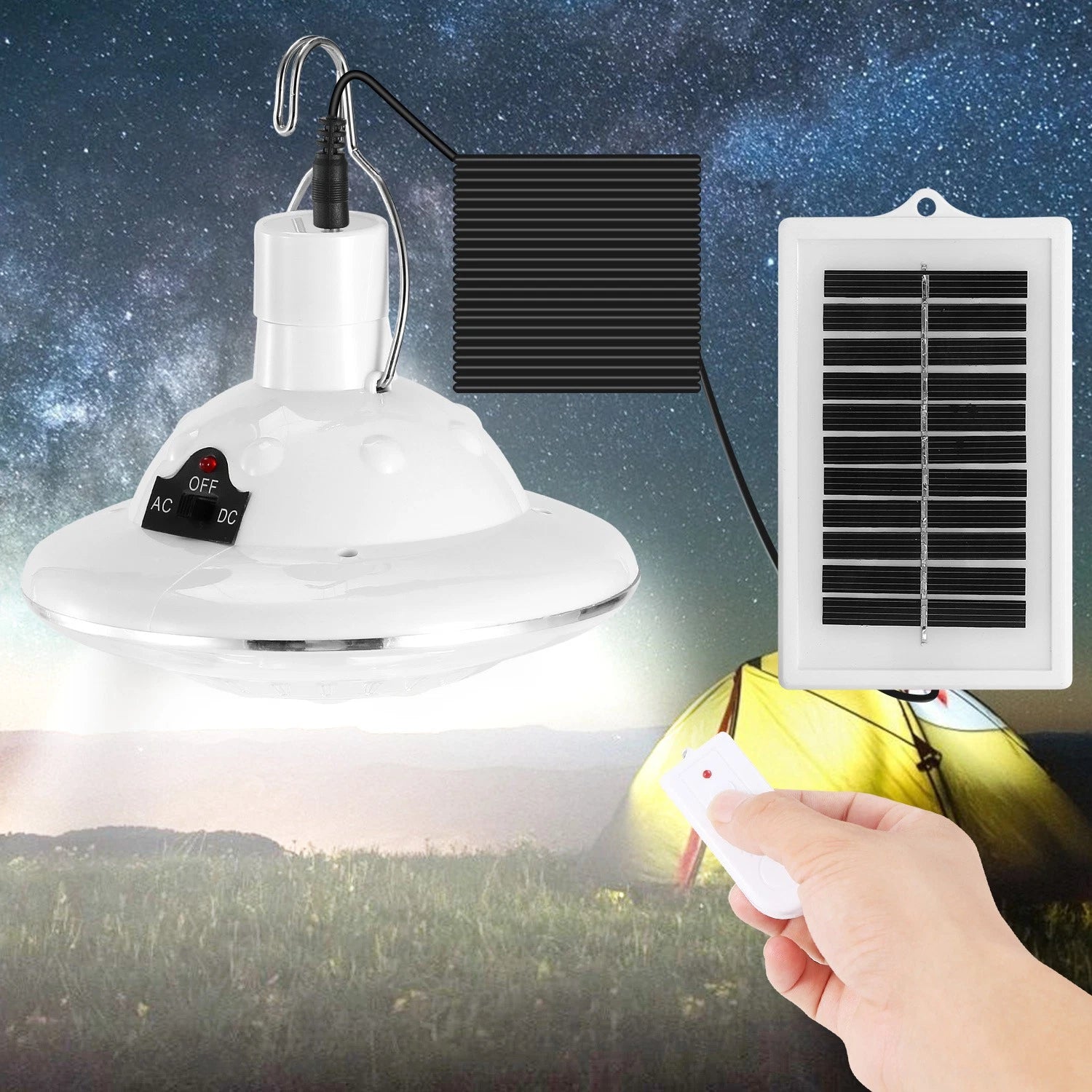 LAZYLIGHTS™ Solar Camping Light Hanging LED Bulb Lamp Portable Lantern Emergency Light - Lazy Pro