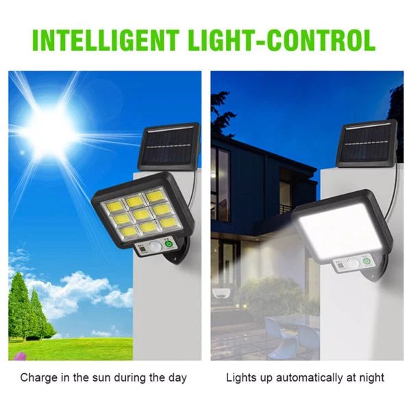 LAZYLIGHTS™ Solar Street Light Motion Sensor Outdoor Commercial Wall Lamp - Lazy Pro