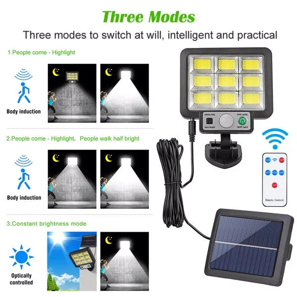 LAZYLIGHTS™ Solar Street Light Motion Sensor Outdoor Commercial Wall Lamp - Lazy Pro