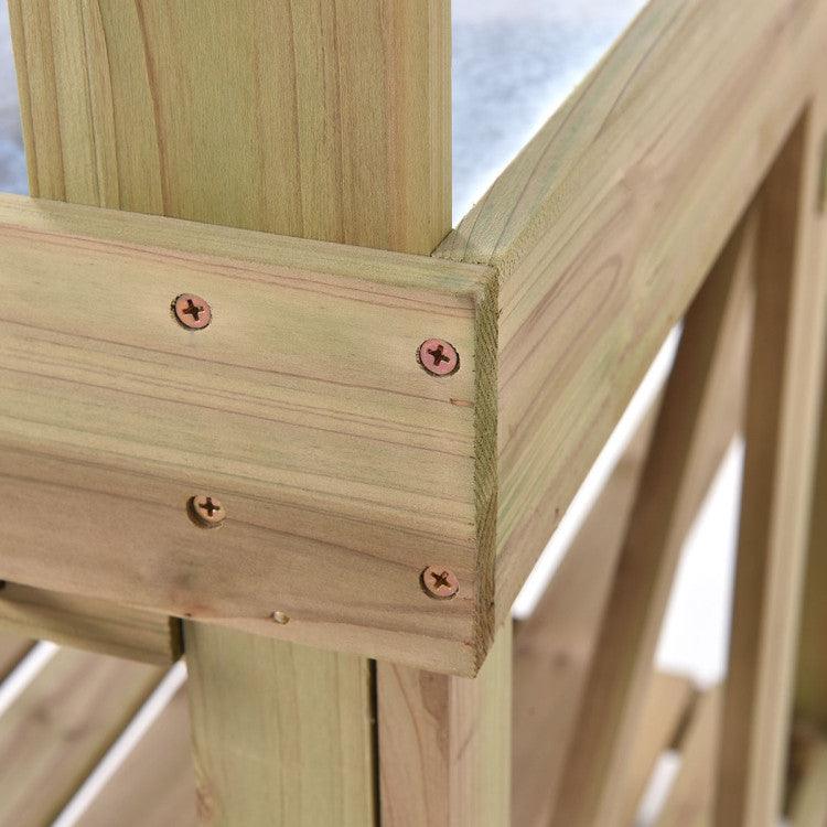 LazyPottingBench™ Garden Wooden Plant Bench Work Station - Lazy Pro