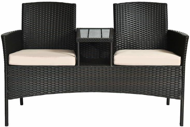 LazySit™ Patio Furniture Set 2-in-1 Patio Set with Built-in Coffee Table and Cushions - Lazy Pro