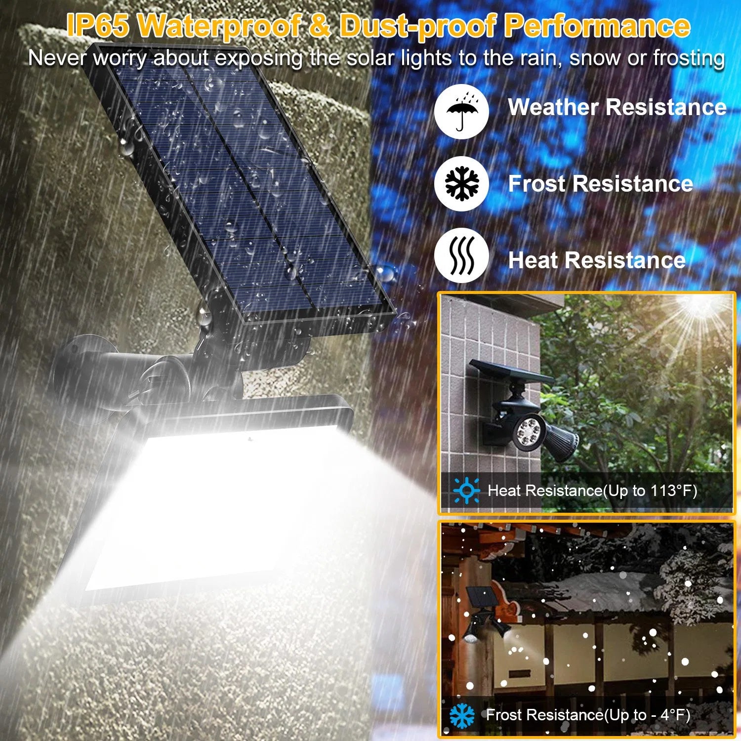 LazySpotLights™ 48 LEDs Solar Spotlight Outdoor Light Sensor Wall Lawn Garden Lamp Waterproof SOS Flash - Lazy Pro