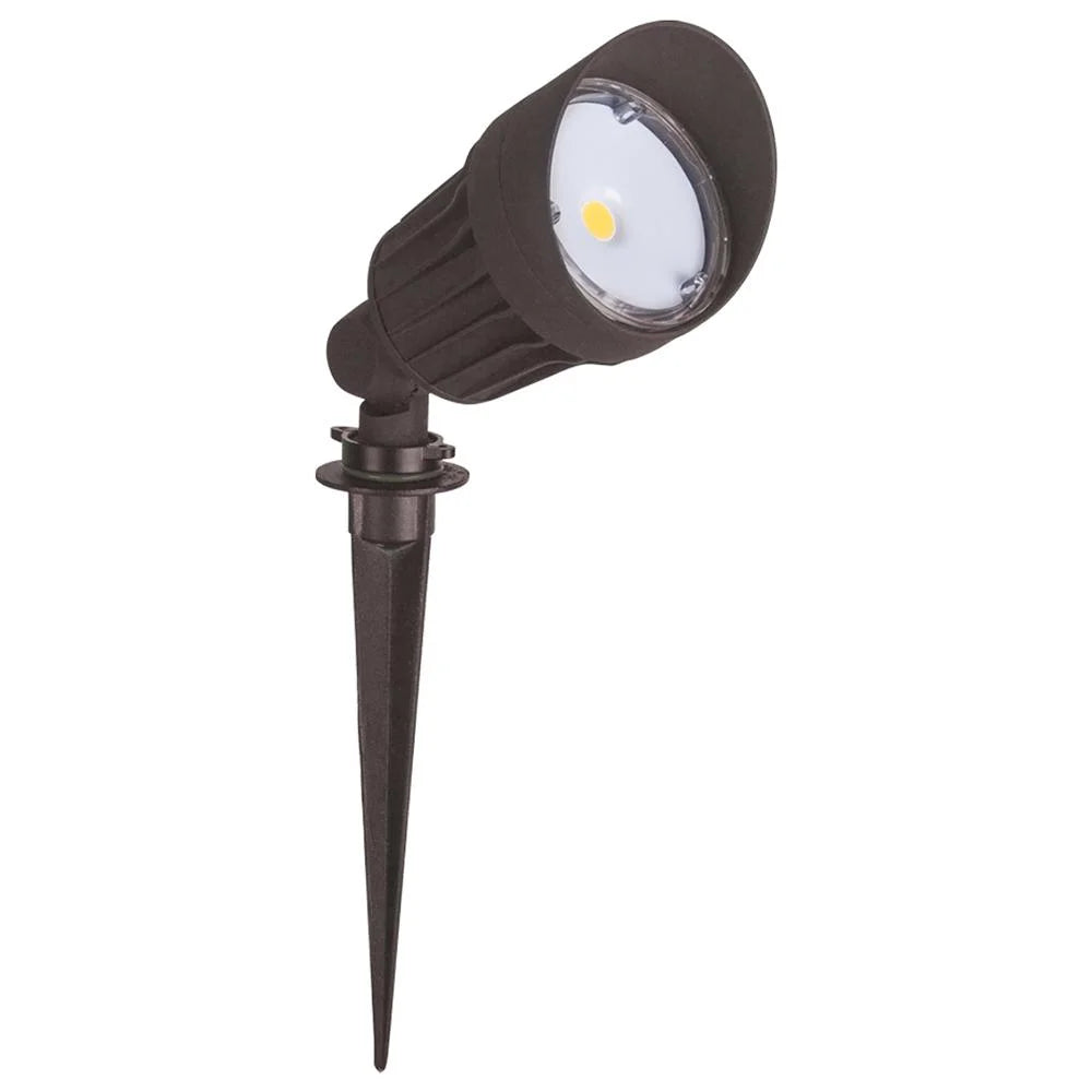 LazySpotLights™ LED Landscaping Light | 10Watt | 800Lm | 3000K | Ground Stake Mount | Brown housing | Spot Light | Pack of 4 - Lazy Pro