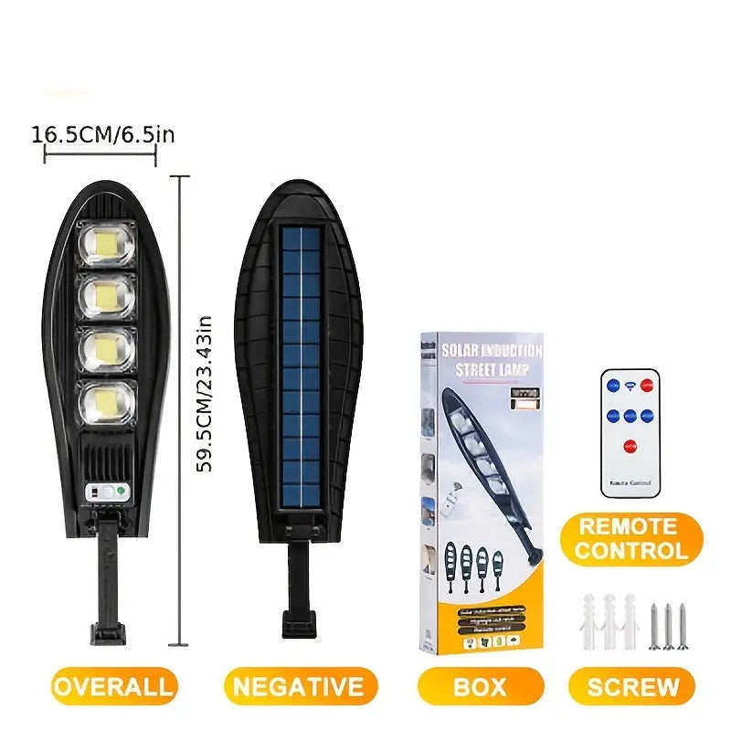 LazySWAT™ 10000W 168LED Solar Street Light Outdoor Waterproof LED For Garden Wall Adjustable Angle Solar Lamp - Lazy Pro