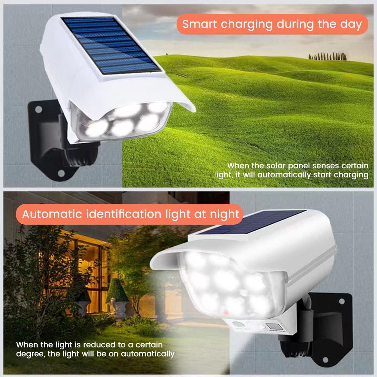 LazySWAT™ Solar Motion Sensor Lights Outdoor Wireless Solar Flood Security Spotlights with Remote Control 2000 Lumen Dummy - Lazy Pro