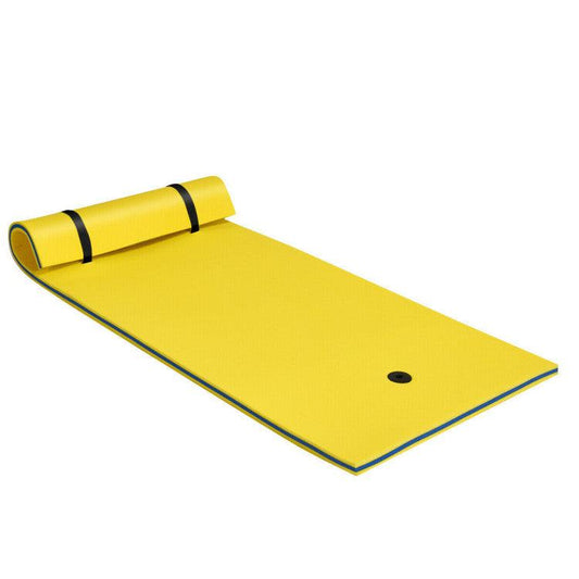 LazySwim™ 3-Layer Relaxing Tear-Proof Water Mat (Yellow)