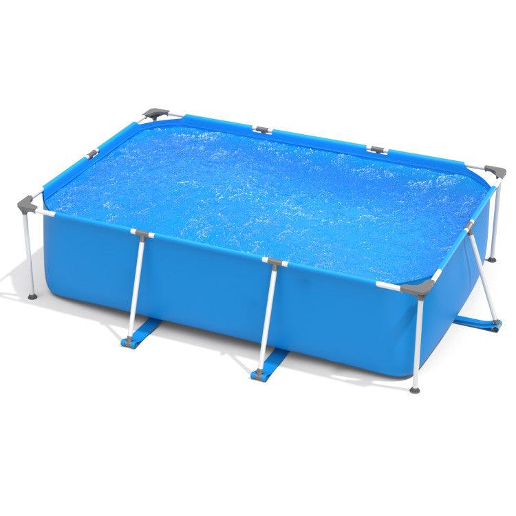 LazySwim™ Above Ground Swimming Pool with Pool Cover - Lazy Pro